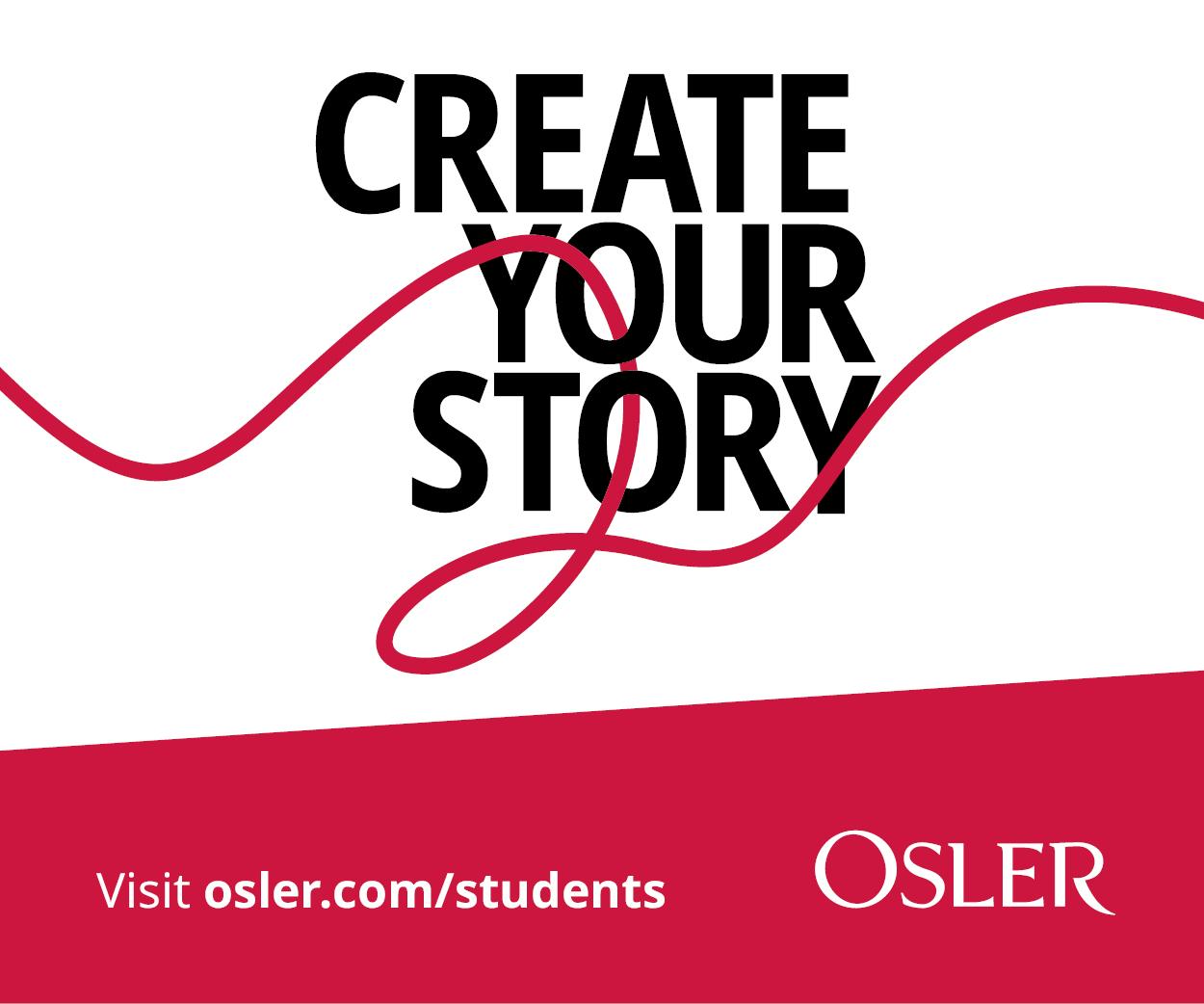Osler – Create Your Story