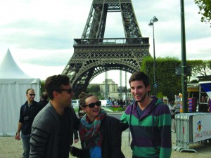 Sam, Promise, and Lane in France
